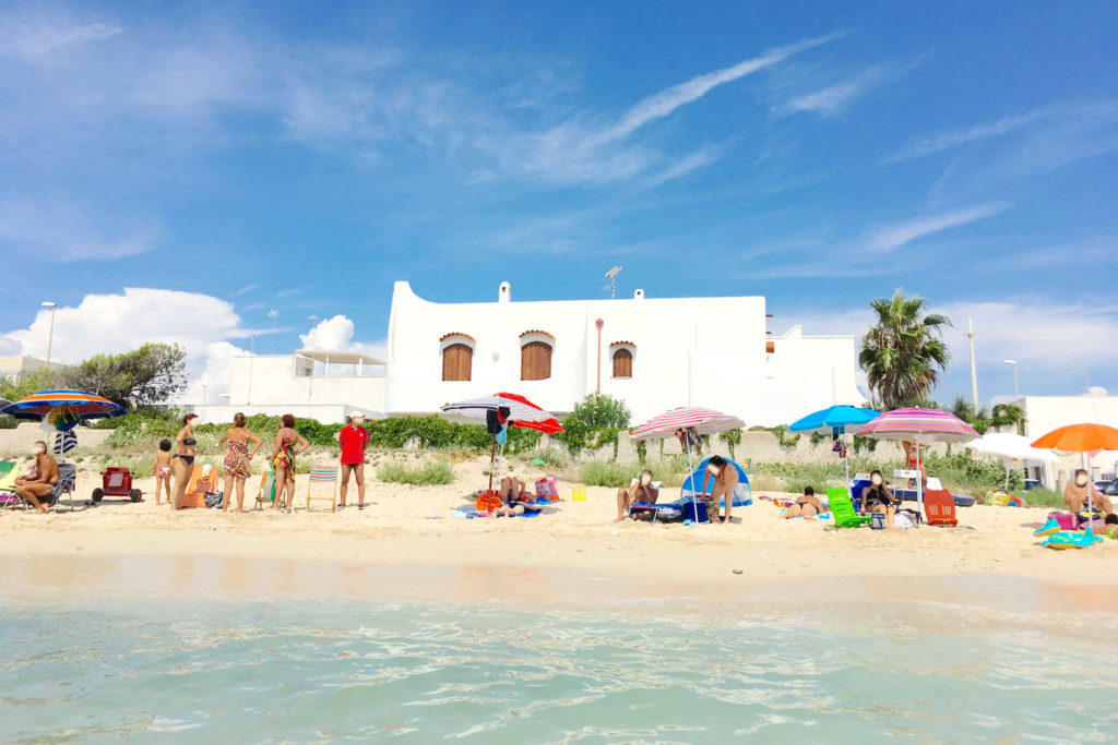 Villa Fronte Mare Sulla Spiaggia In Salento A Porto Cesareo The