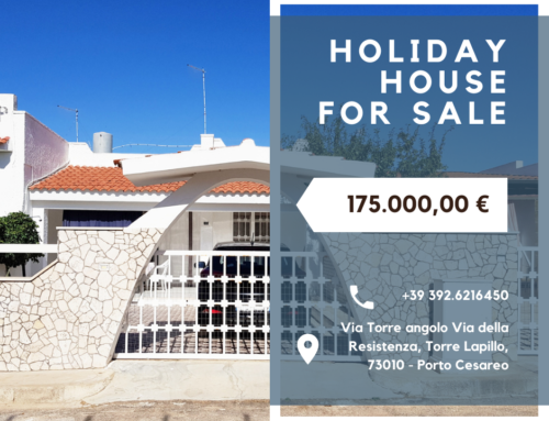 Holiday house for sale in Torre Lapillo beach